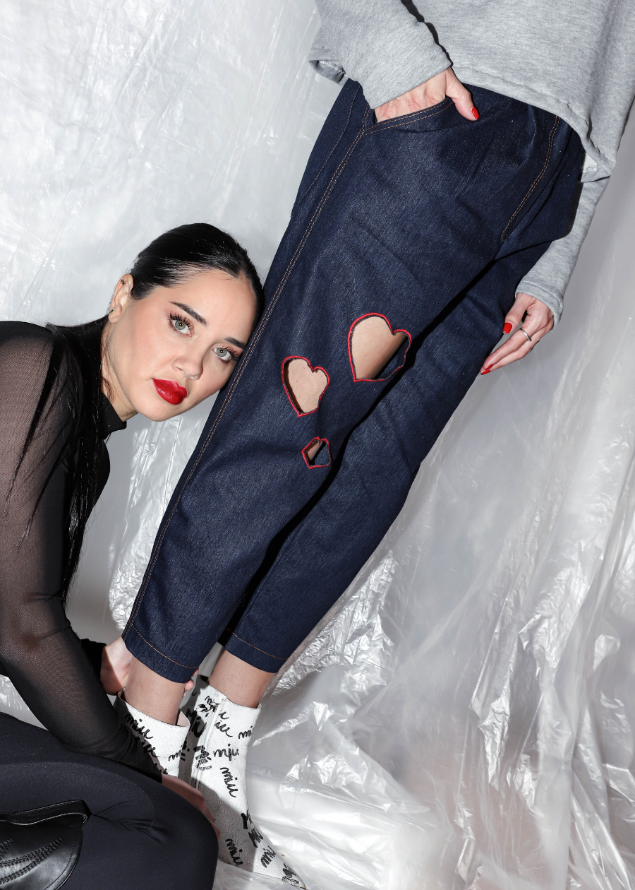 5 Παντελόνι Crop Denim - Image 1