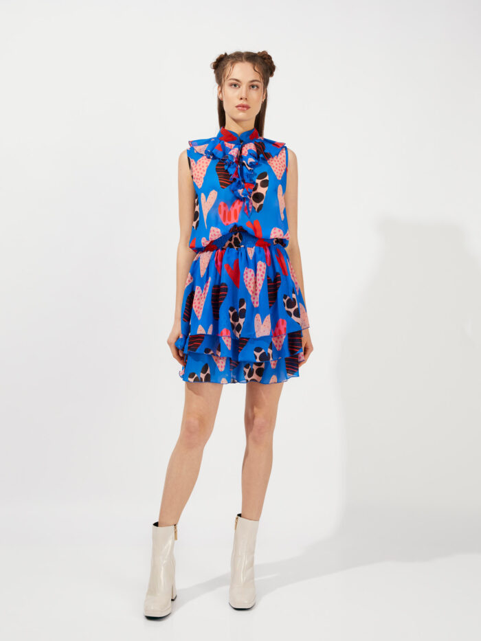 Layer on layer Mini Dress - Lovelace - Image 1