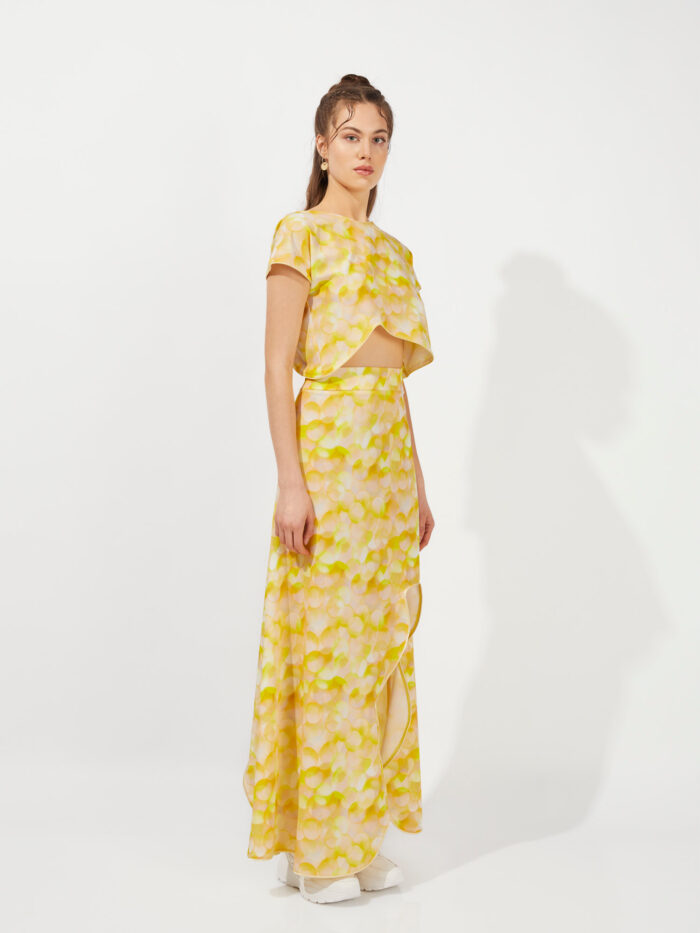 Brace Maxi Skirt - Sorbet Flow - Image 2