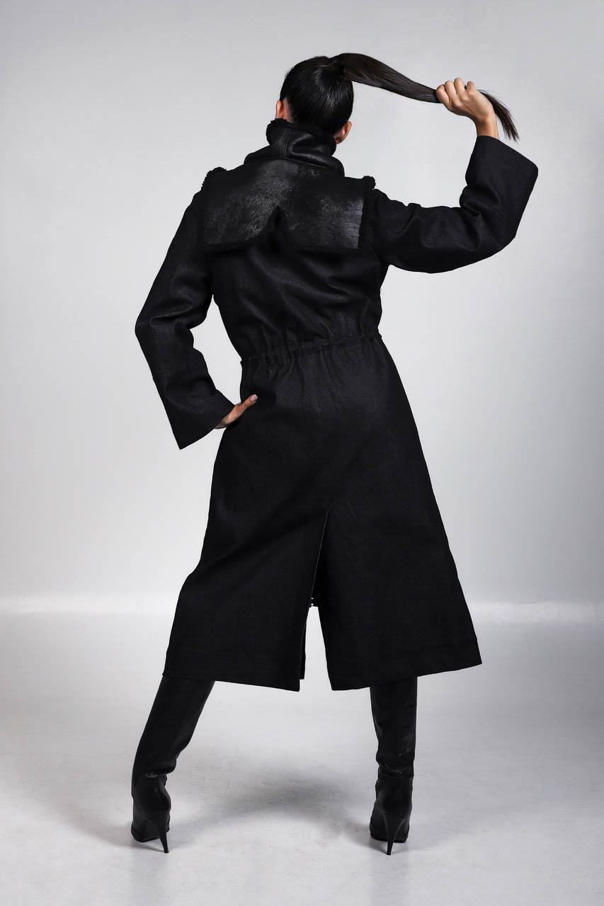 A00254 DENIM COAT_ BACK-2 DENIM COAT - Image 6