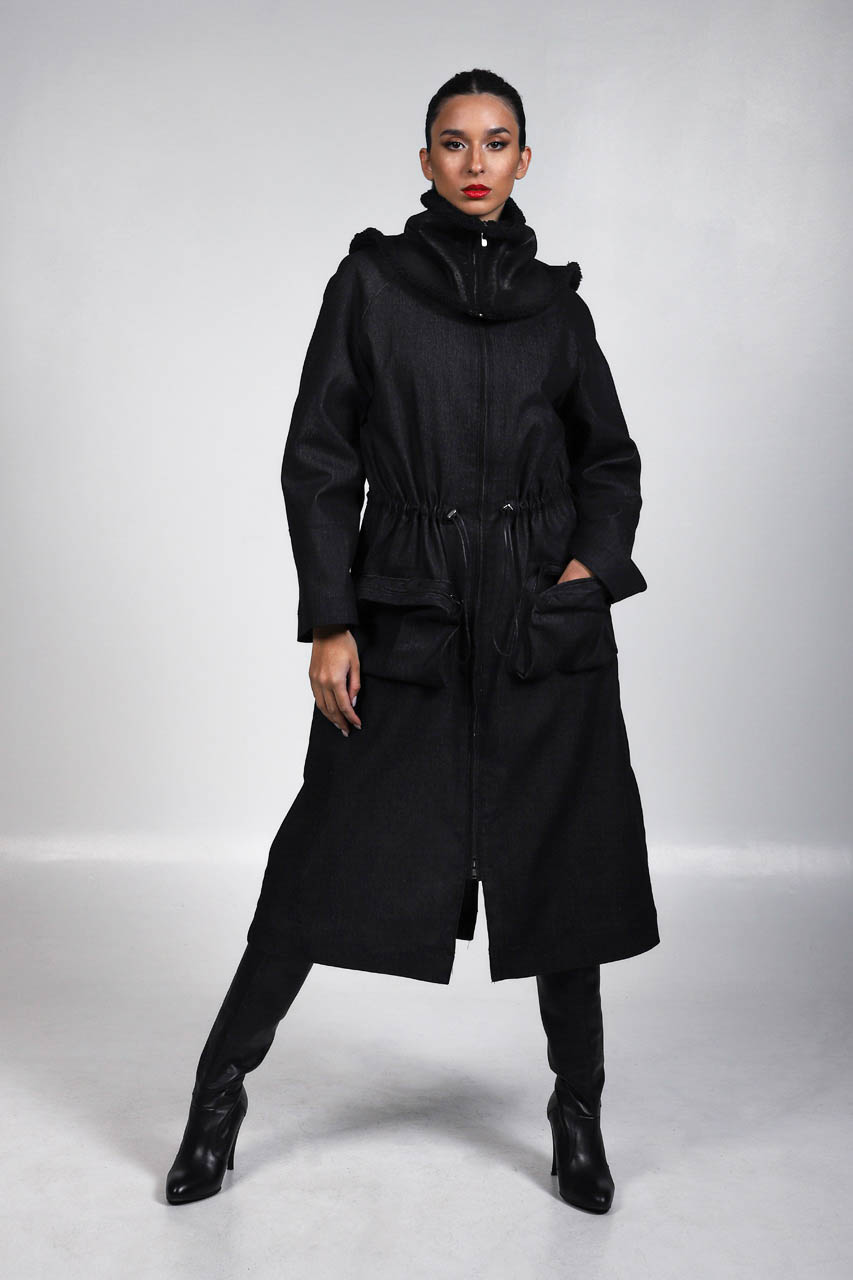 A00254 DENIM COAT_ FRONT-2 DENIM COAT - Image 4