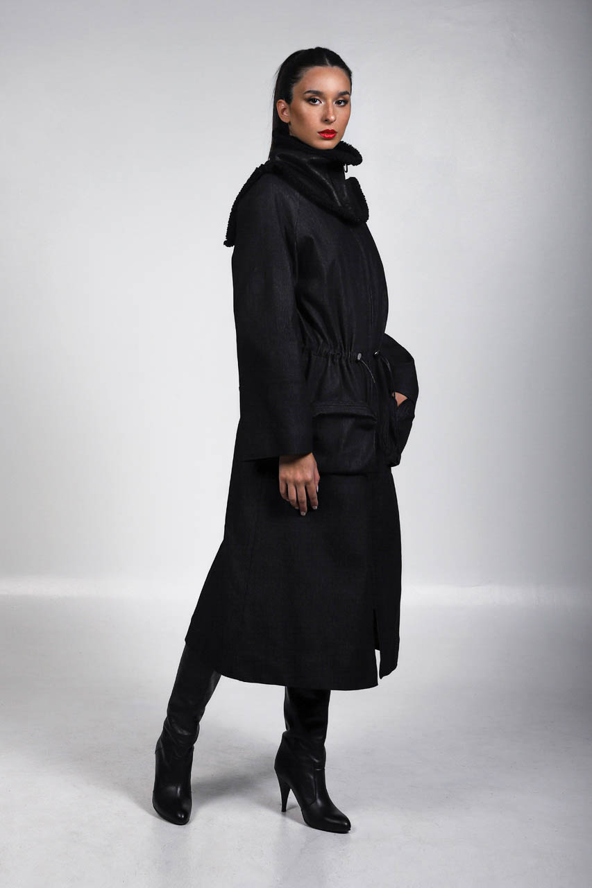 A00254 DENIM COAT_ SIDE-2 DENIM COAT - Image 5
