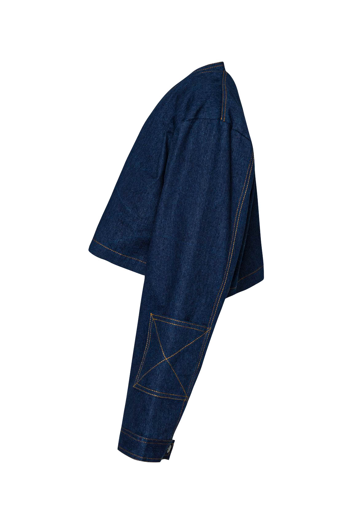 A00255 Denim Crop_Side DOUBLE LONG POCKETS - Image 22