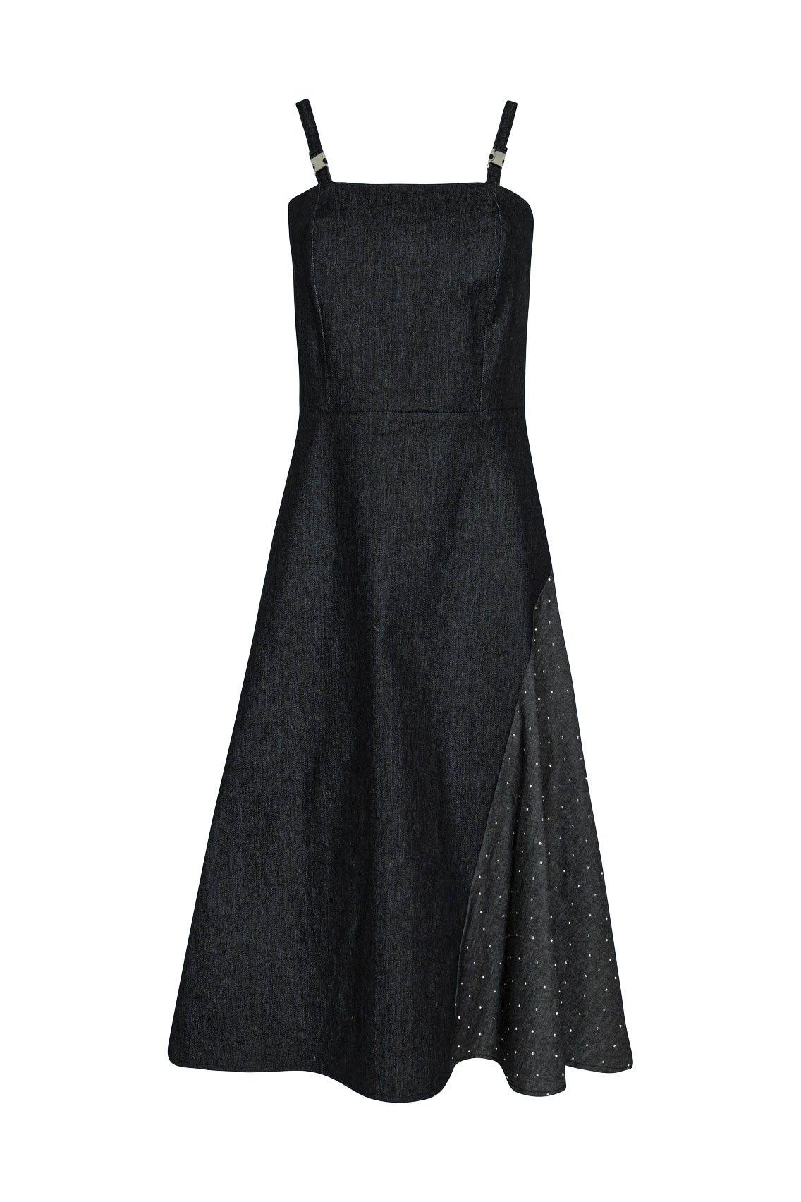 A00260_DenimStrap Dress_Front DOUBLE LONG POCKETS - Image 33