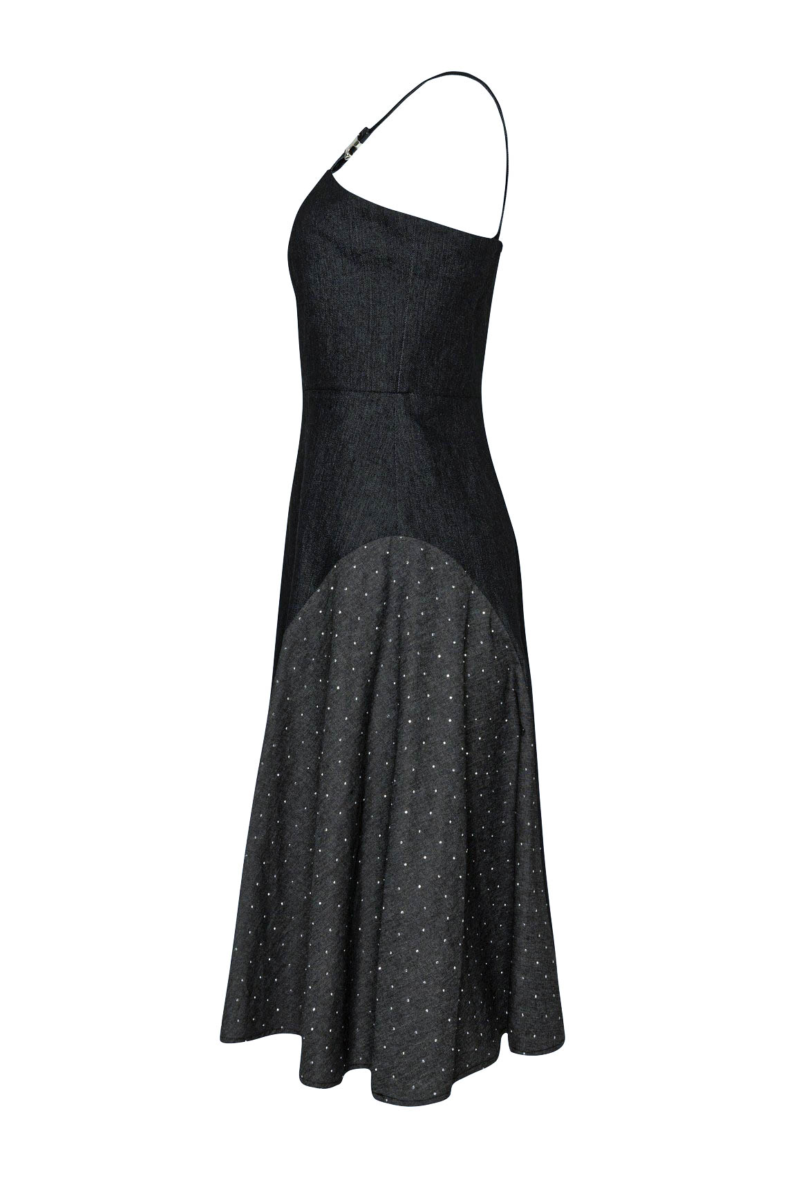 A00260_DenimStrap Dress_Side DOUBLE LONG POCKETS - Image 34