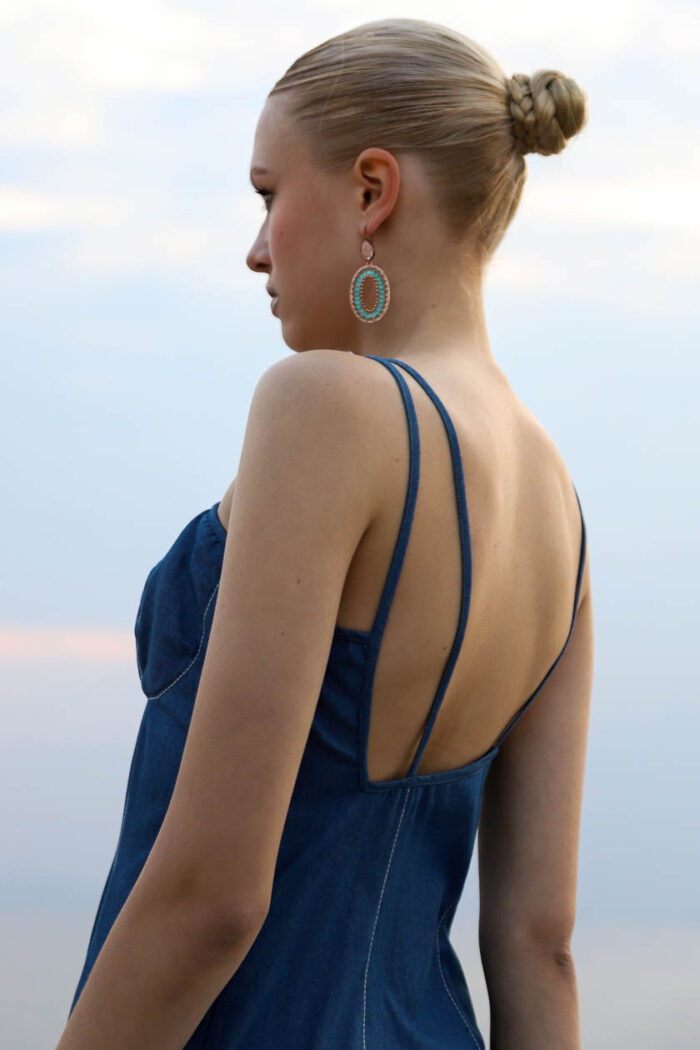Maxi Bustier Strap Dress - Image 5