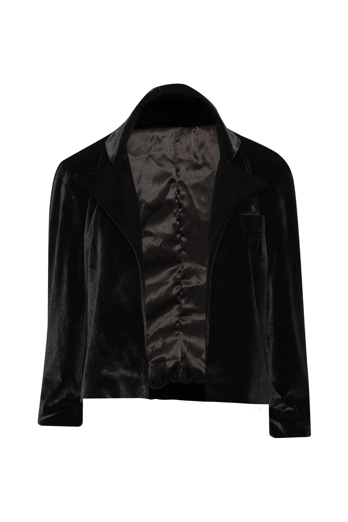 simpla (8) (2) Velvet Crop Jacket - Image 1