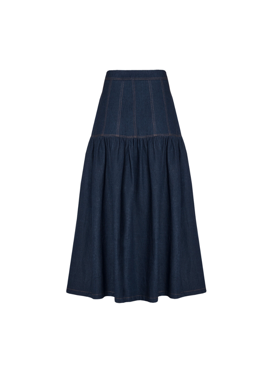 skirt_back Denim Vest - Image 9