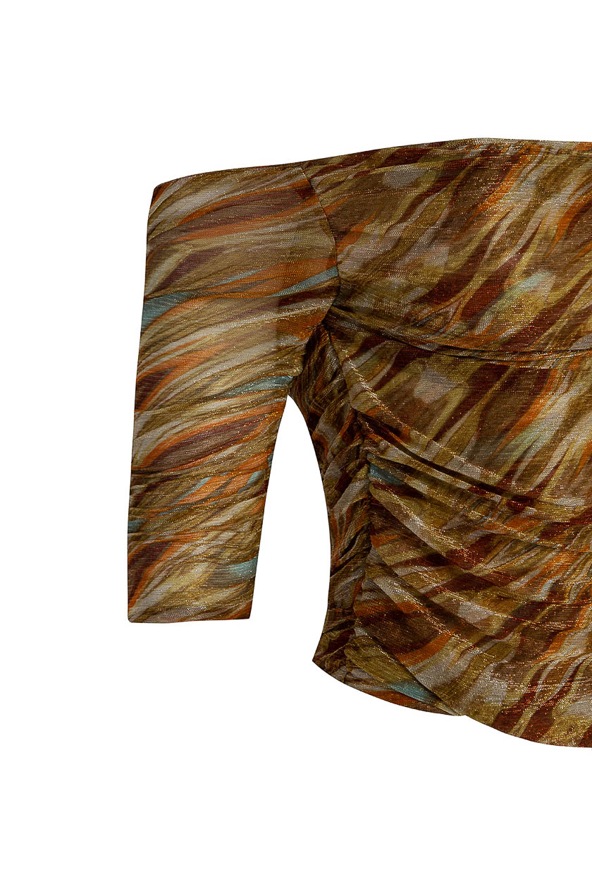 untitled-38 Off Shoulder Tight Crop Top - Image 2