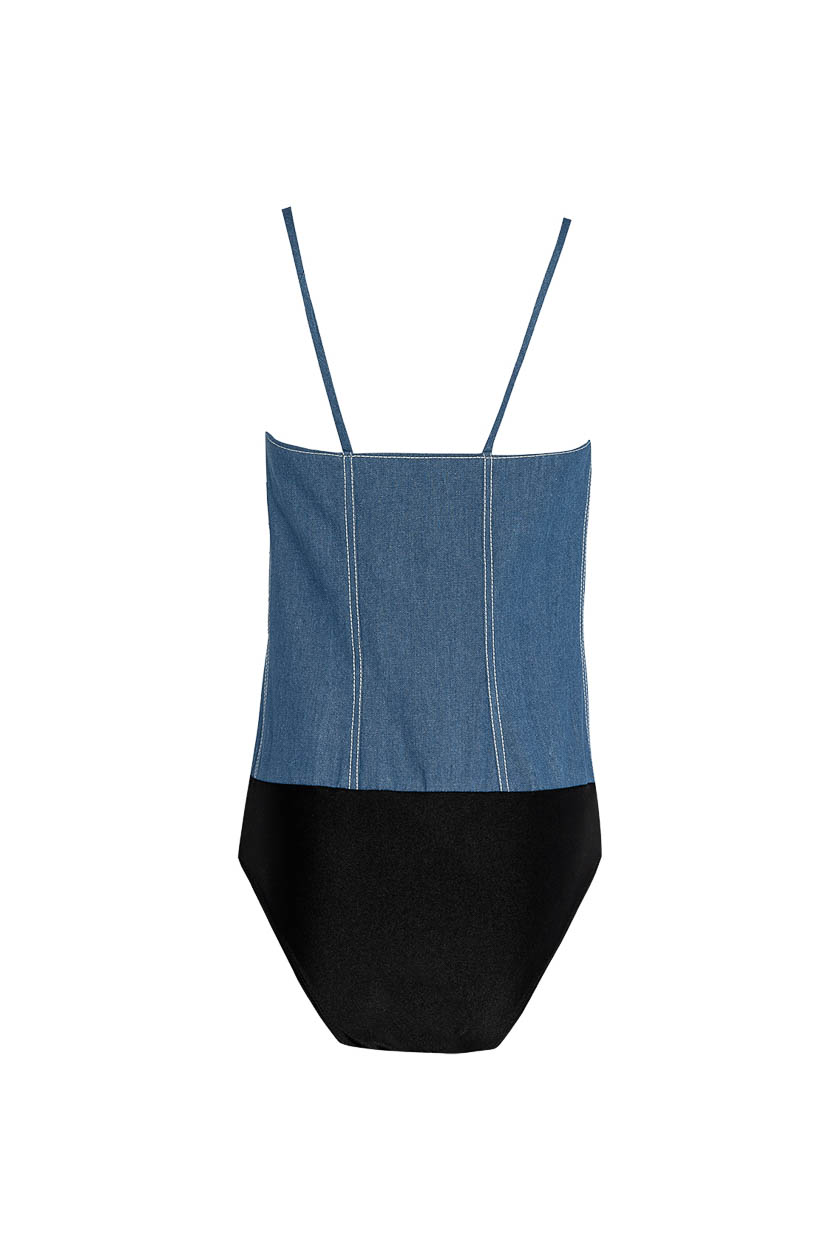 untitled-49 Bustier Strap Bodysuit - Image 3