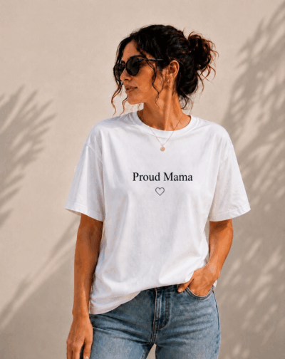 Real Moms/Real Words Tee "Proud Mama"